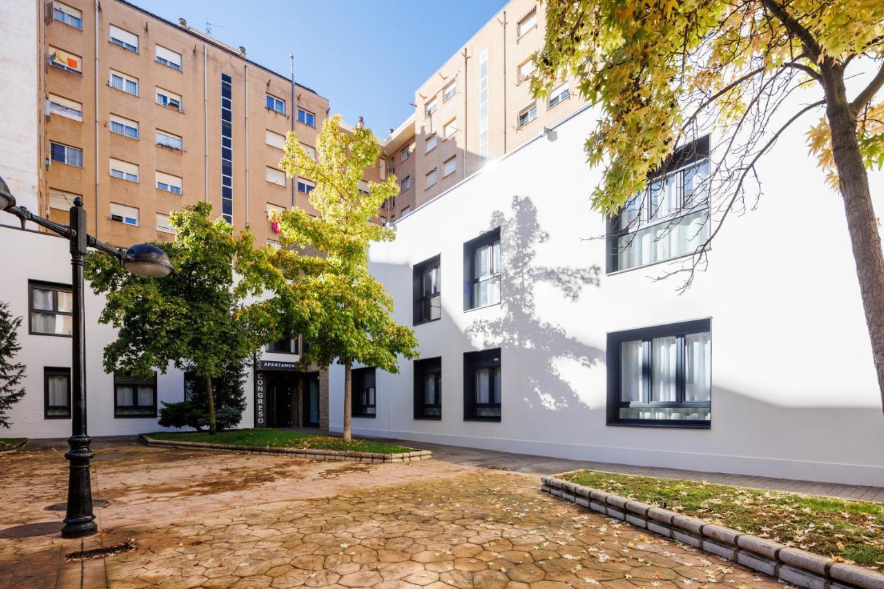 Apartamentos Congreso, Parking Gratuito 洛格罗尼奥 外观 照片